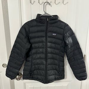 Patagonia Black Puffer Down Jacket Kids XL